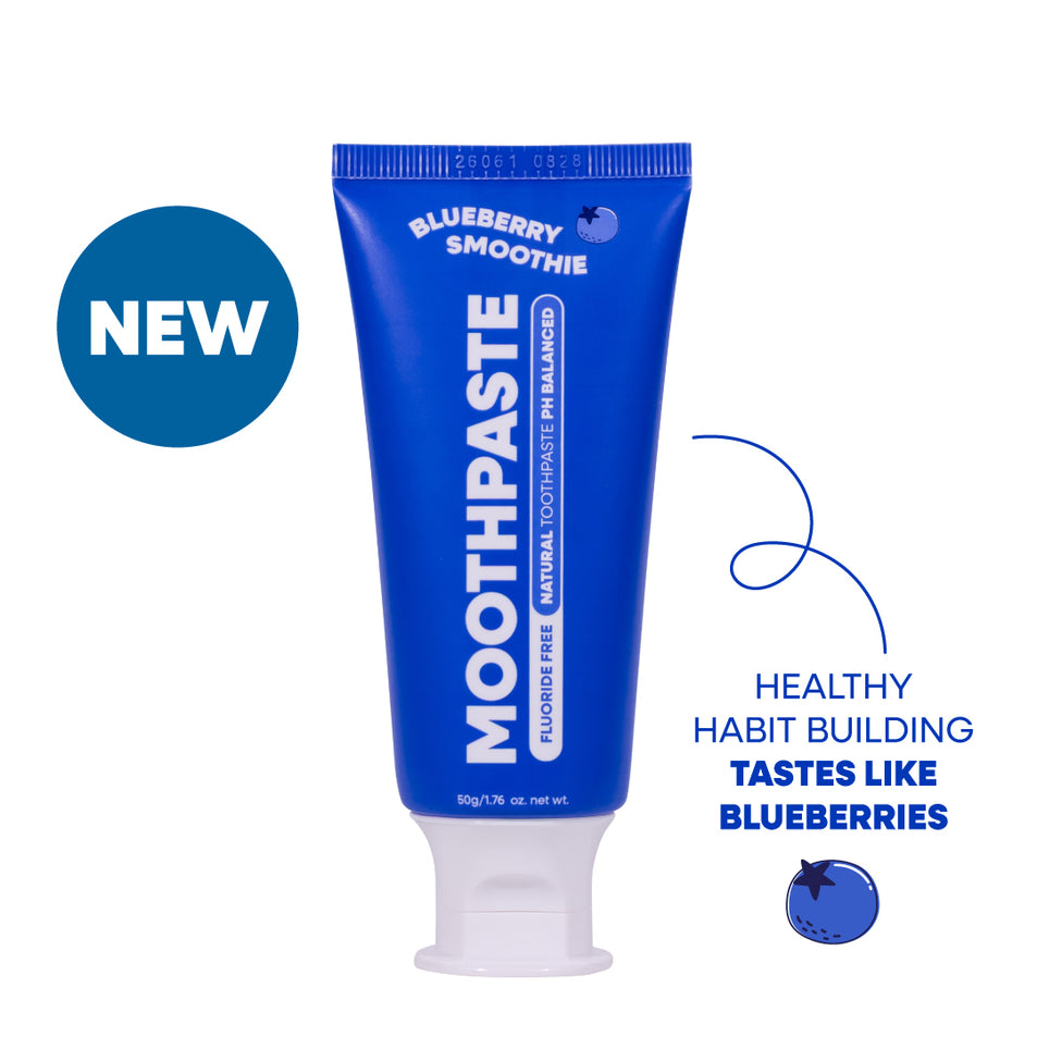 Kids Moothpaste Blueberry Smoothie - Fluoride Free 50g