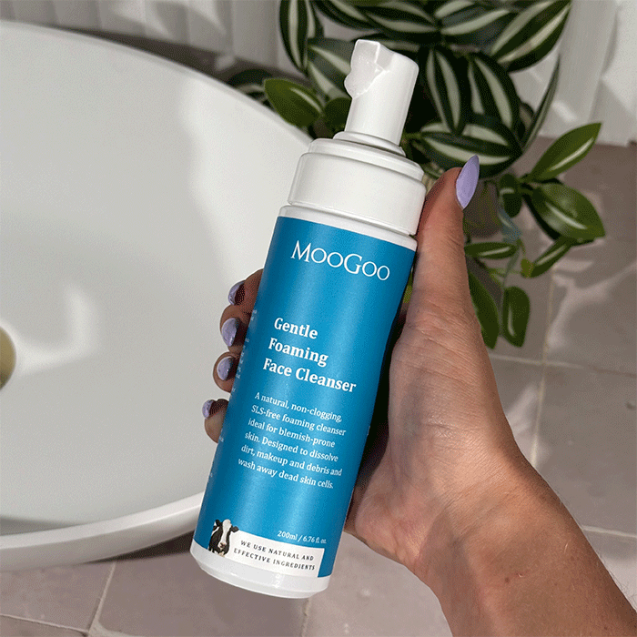 Gentle Foaming Face Cleanser | All Skin Types – MooGoo NZ